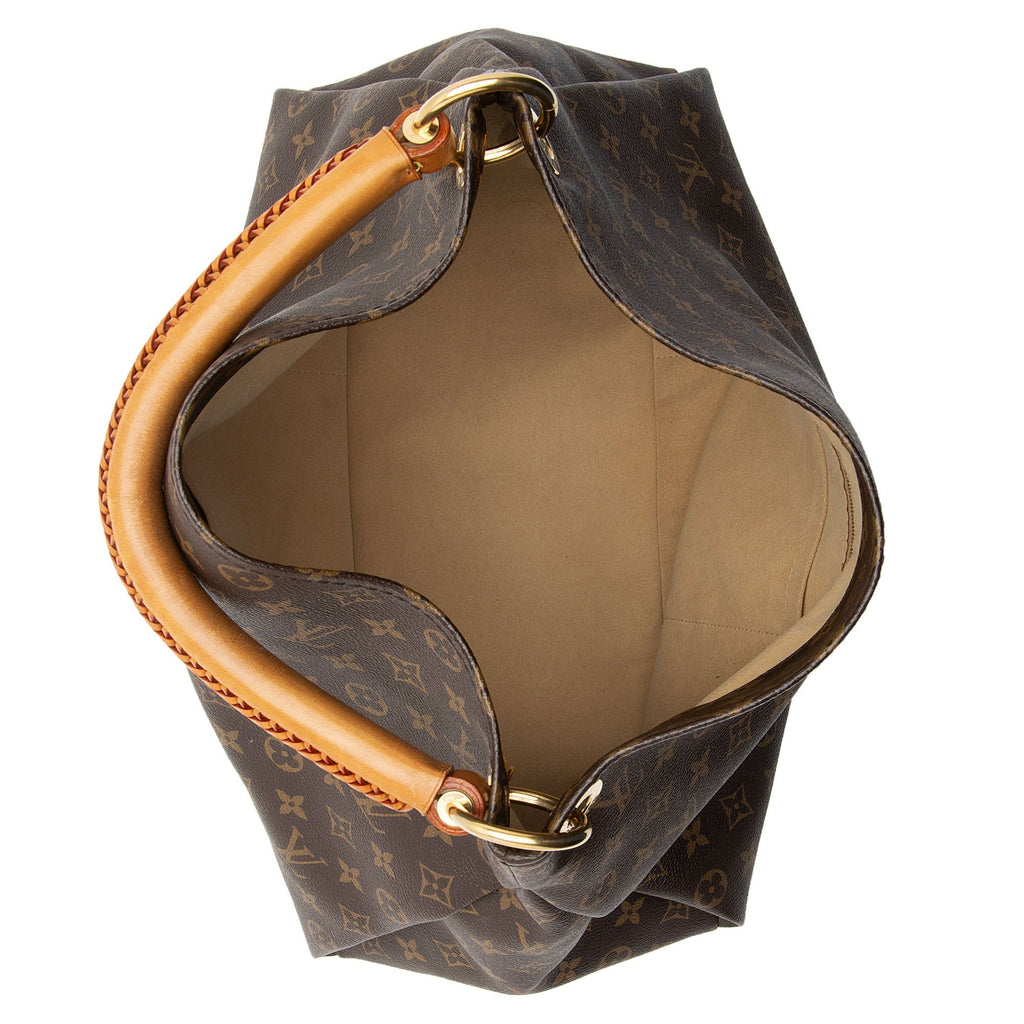 Louis Vuitton Monogram Canvas Artsy MM Shoulder Bag (SHF-GFV12H)