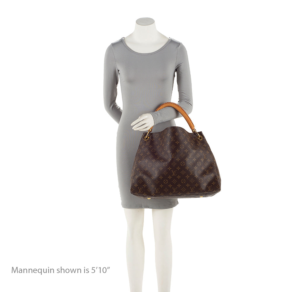 Louis Vuitton Monogram Canvas Artsy MM Shoulder Bag (SHF-GFV12H)