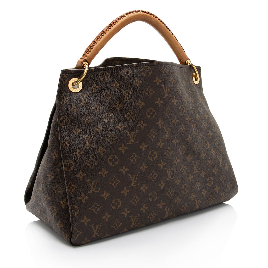 Louis Vuitton Monogram Canvas Artsy MM Shoulder Bag (SHF-GFV12H)