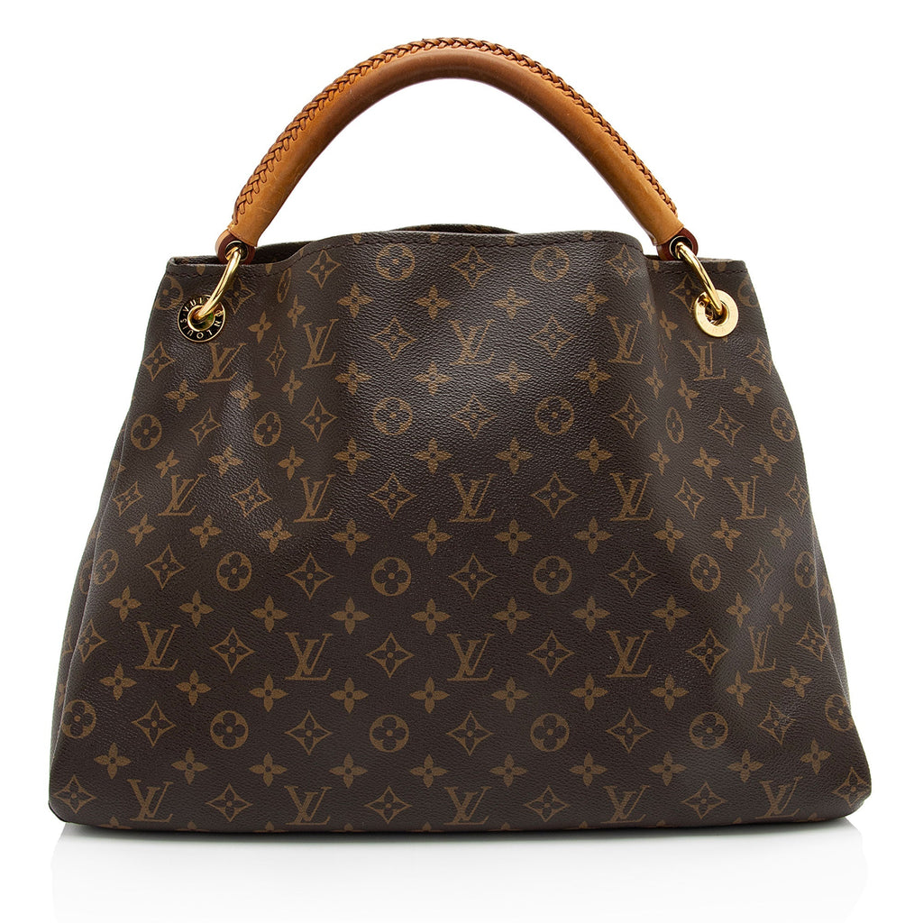 Louis Vuitton Monogram Canvas Artsy MM Shoulder Bag (SHF-yuO2Q5)