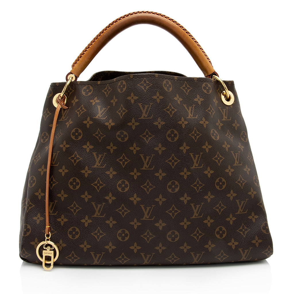 Louis Vuitton Monogram Canvas Artsy MM Shoulder Bag (SHF-yuO2Q5)