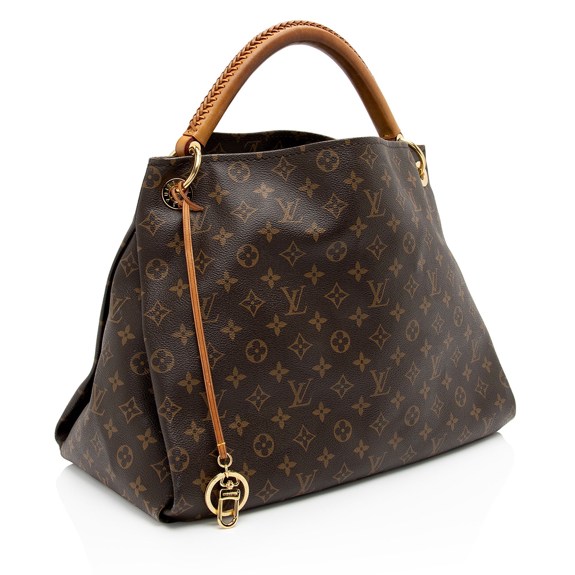 Louis Vuitton Monogram Canvas Artsy MM Shoulder Bag (SHF-yuO2Q5)
