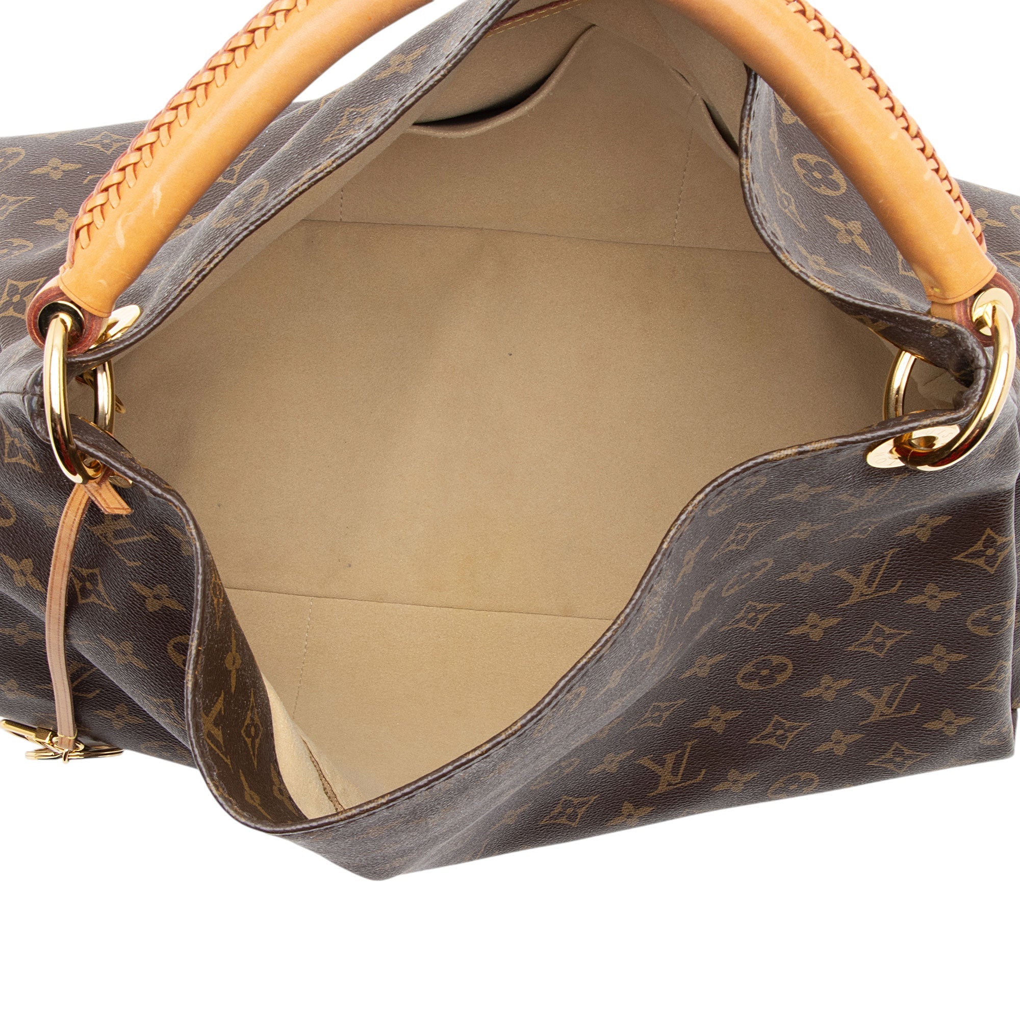Louis Vuitton Monogram Canvas Artsy MM Shoulder Bag (SHF-giE8eU)