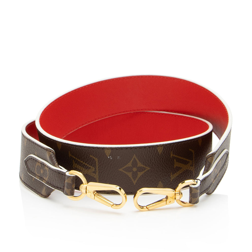 Louis Vuitton Monogram Canvas Bandouliere Shoulder Strap (SHF-tVNRdG)