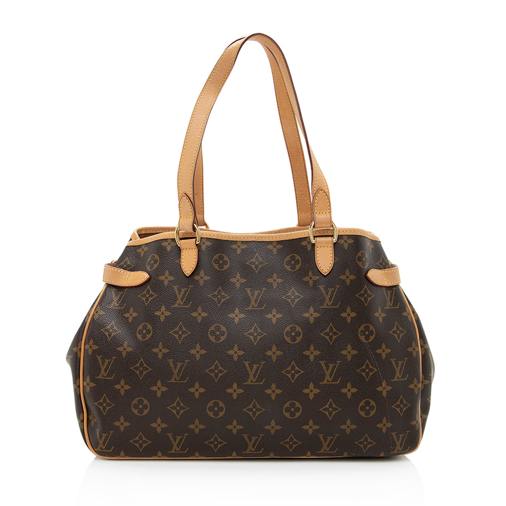 Louis Vuitton Monogram Canvas Batignolles Horizontal Tote (SHF-19338)