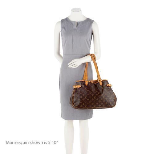 Louis Vuitton Monogram Canvas Batignolles Horizontal Tote (SHF-19338)