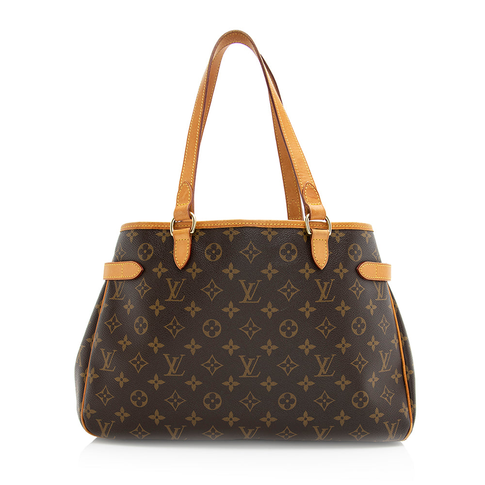 Louis Vuitton Monogram Canvas Batignolles Horizontal Tote (SHF-20325)