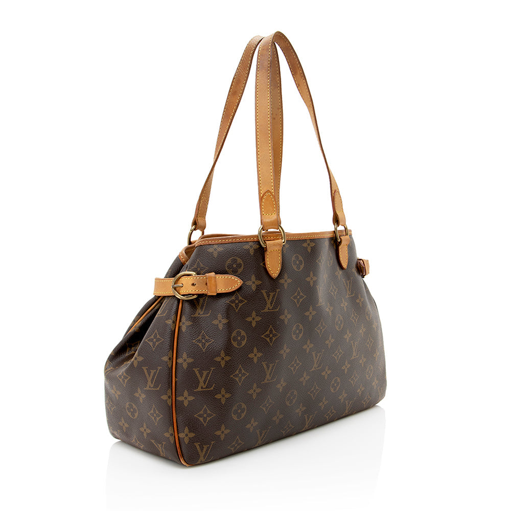 Louis Vuitton Monogram Canvas Batignolles Horizontal Tote (SHF-19924)