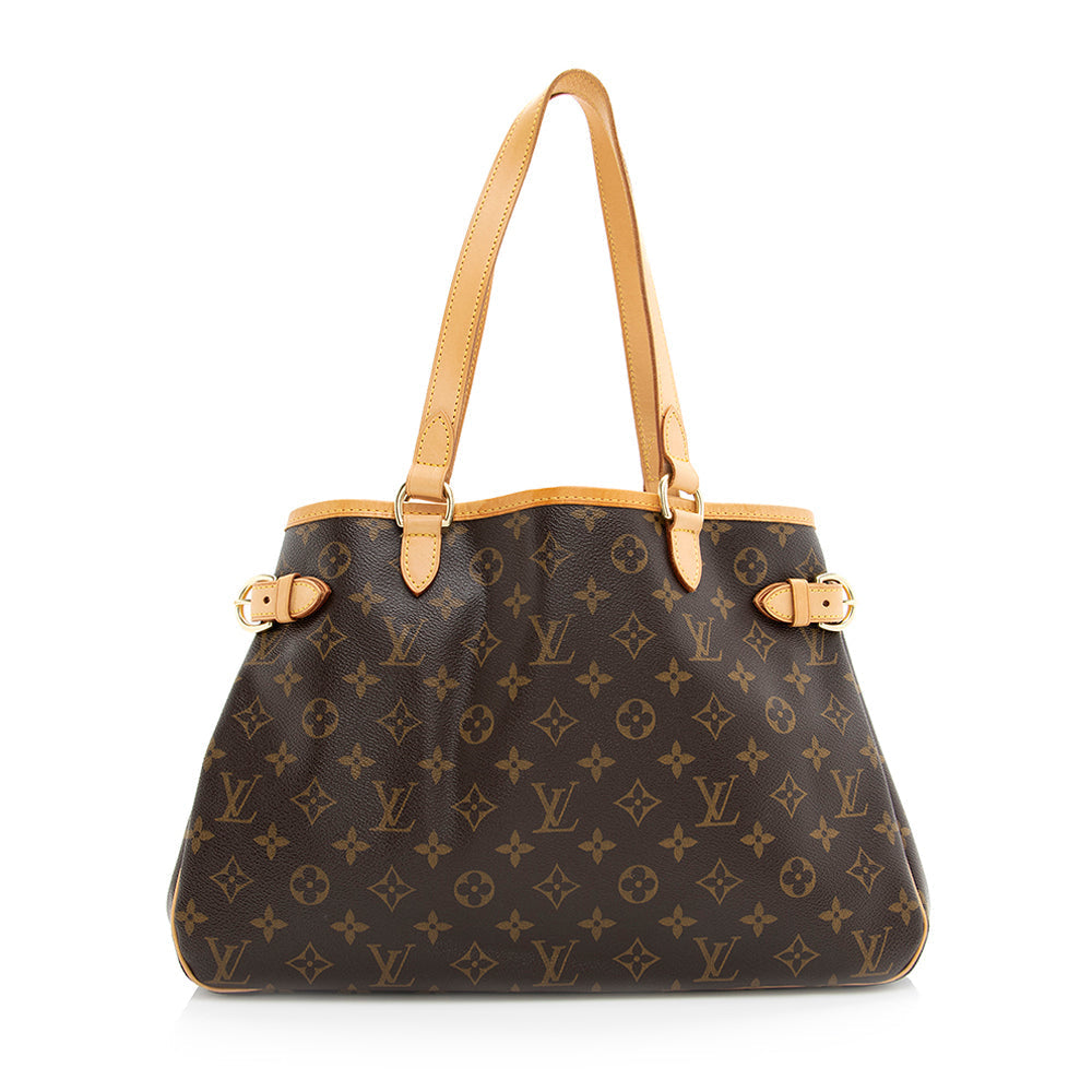 Louis Vuitton Monogram Canvas Batignolles Horizontal Tote (SHF-20168)