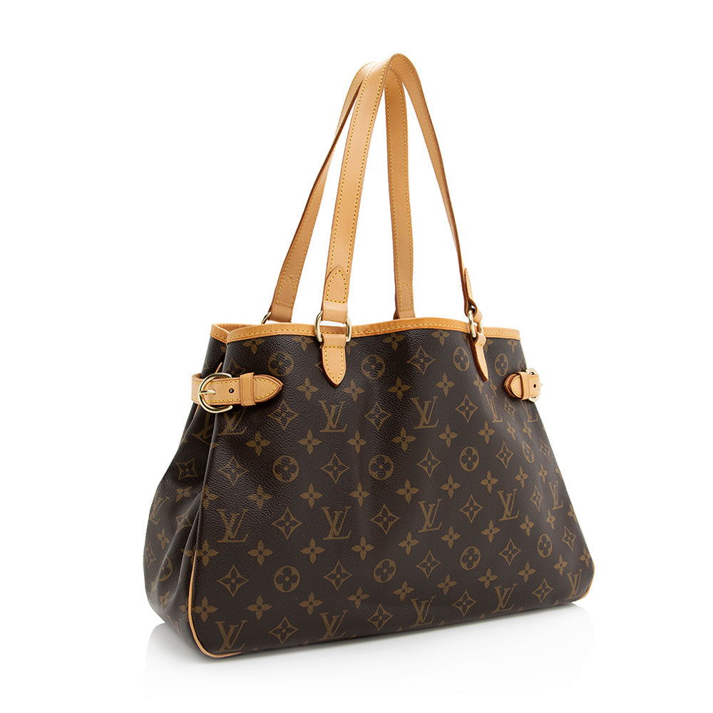 Louis Vuitton Monogram Canvas Batignolles Horizontal Tote (SHF-20168)
