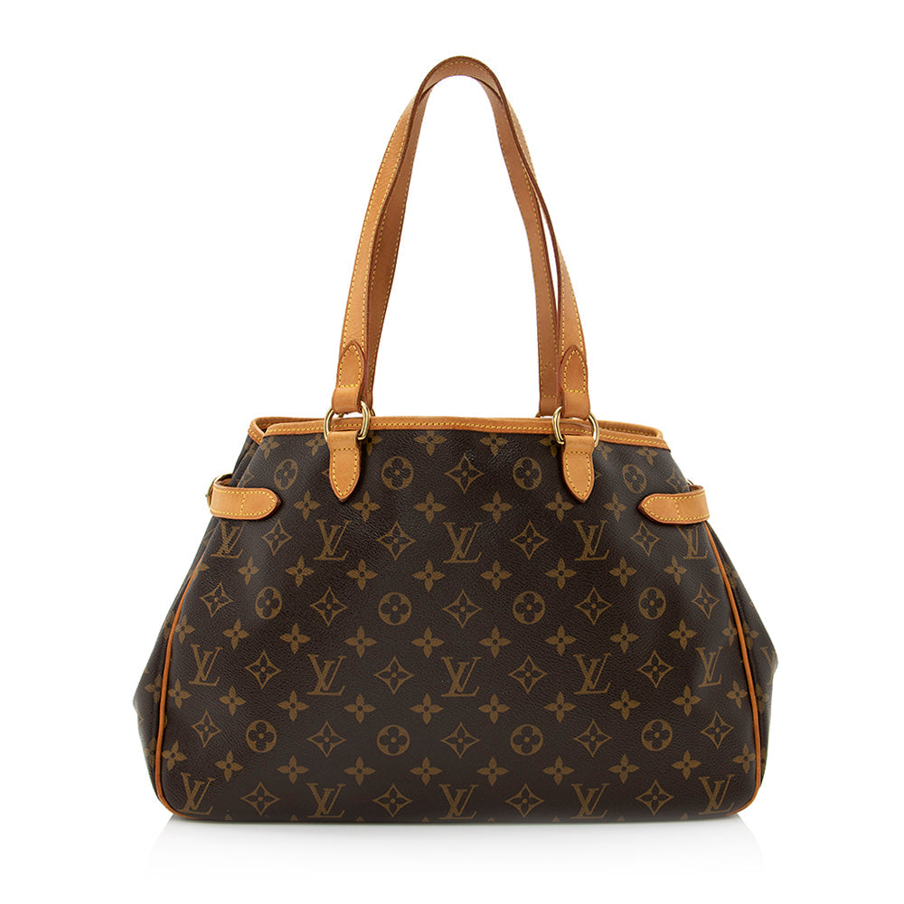 Louis Vuitton Monogram Canvas Batignolles Horizontal Tote (SHF-21118)