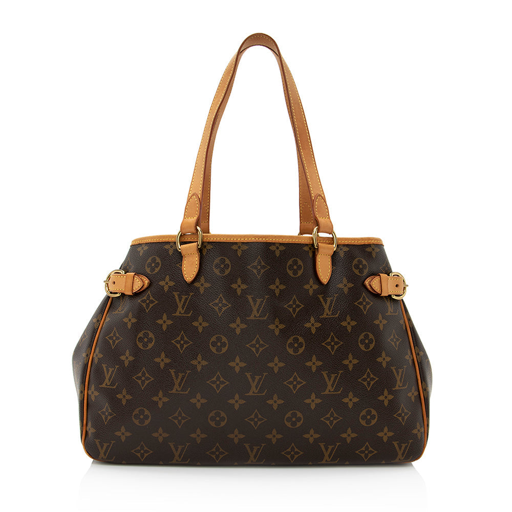 Louis Vuitton Monogram Canvas Batignolles Horizontal Tote (SHF-21118)