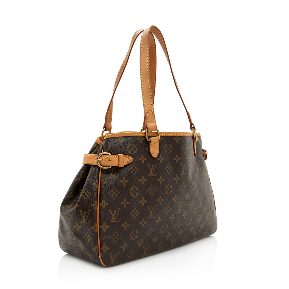 Louis Vuitton Monogram Canvas Batignolles Horizontal Tote (SHF-21118)
