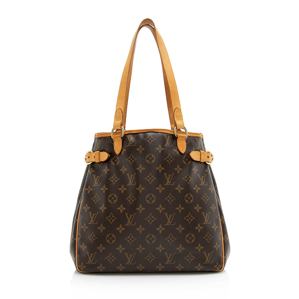 Louis Vuitton Monogram Canvas Batignolles Vertical Tote (SHF-21263)