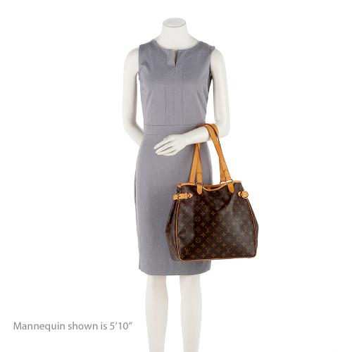 Louis Vuitton Monogram Canvas Batignolles Vertical Tote (SHF-21263)