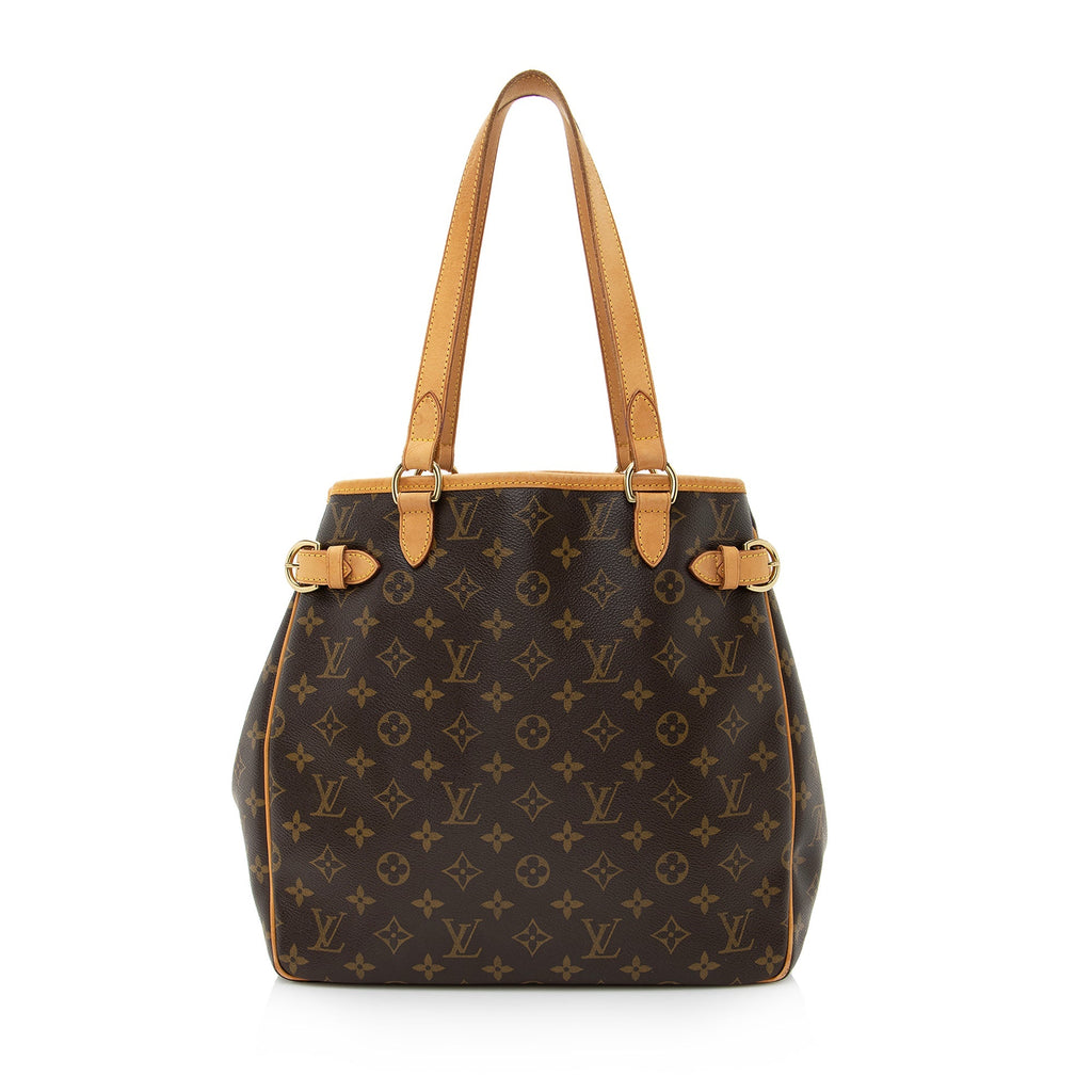 Louis Vuitton Monogram Canvas Batignolles Vertical Tote (SHF-22448)