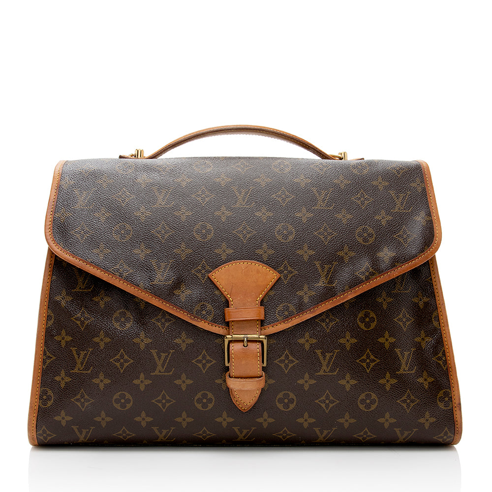 Louis Vuitton  Monogram Canvas Bel Air GM Shoulder Bag (SHF-17800)