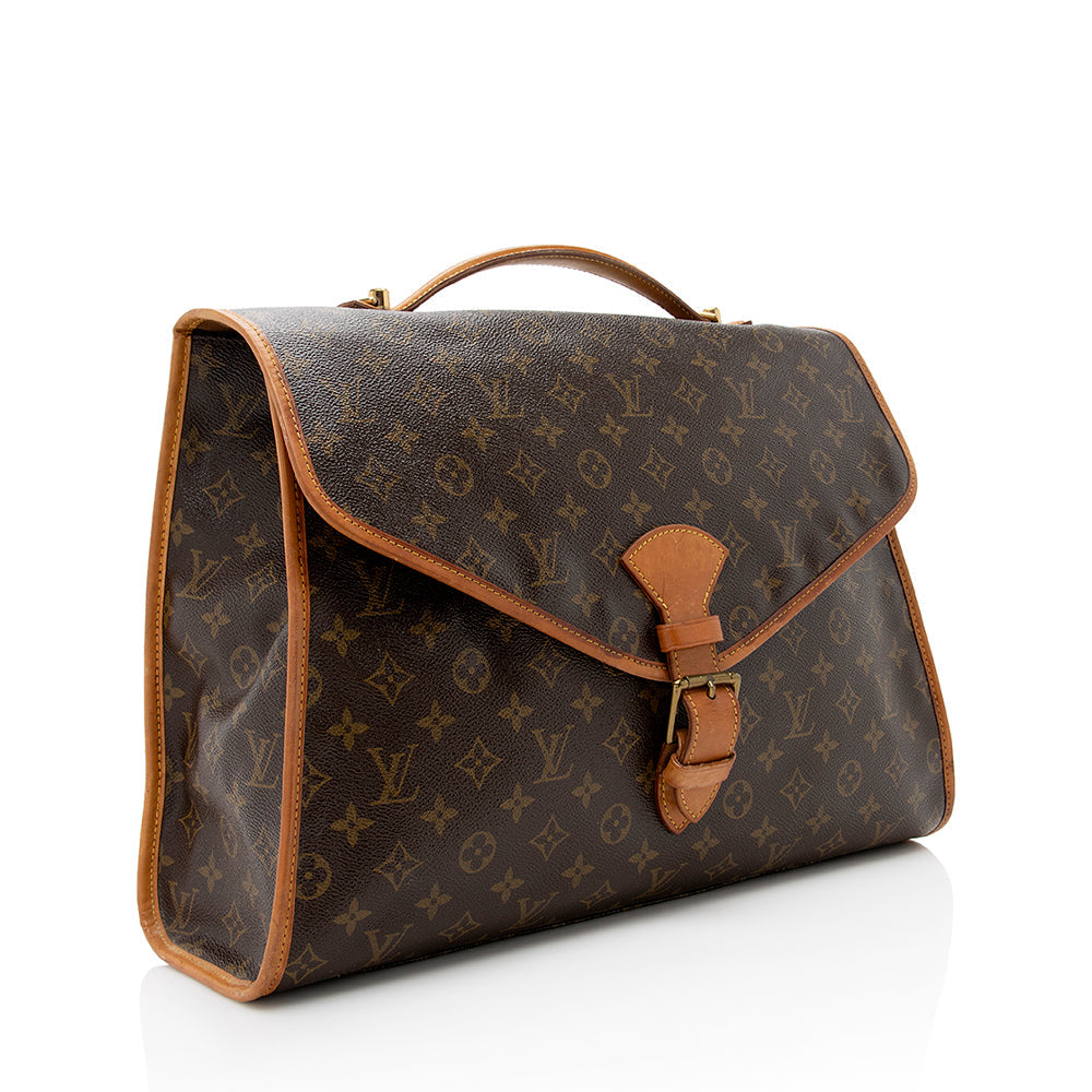 Louis Vuitton  Monogram Canvas Bel Air GM Shoulder Bag (SHF-17800)