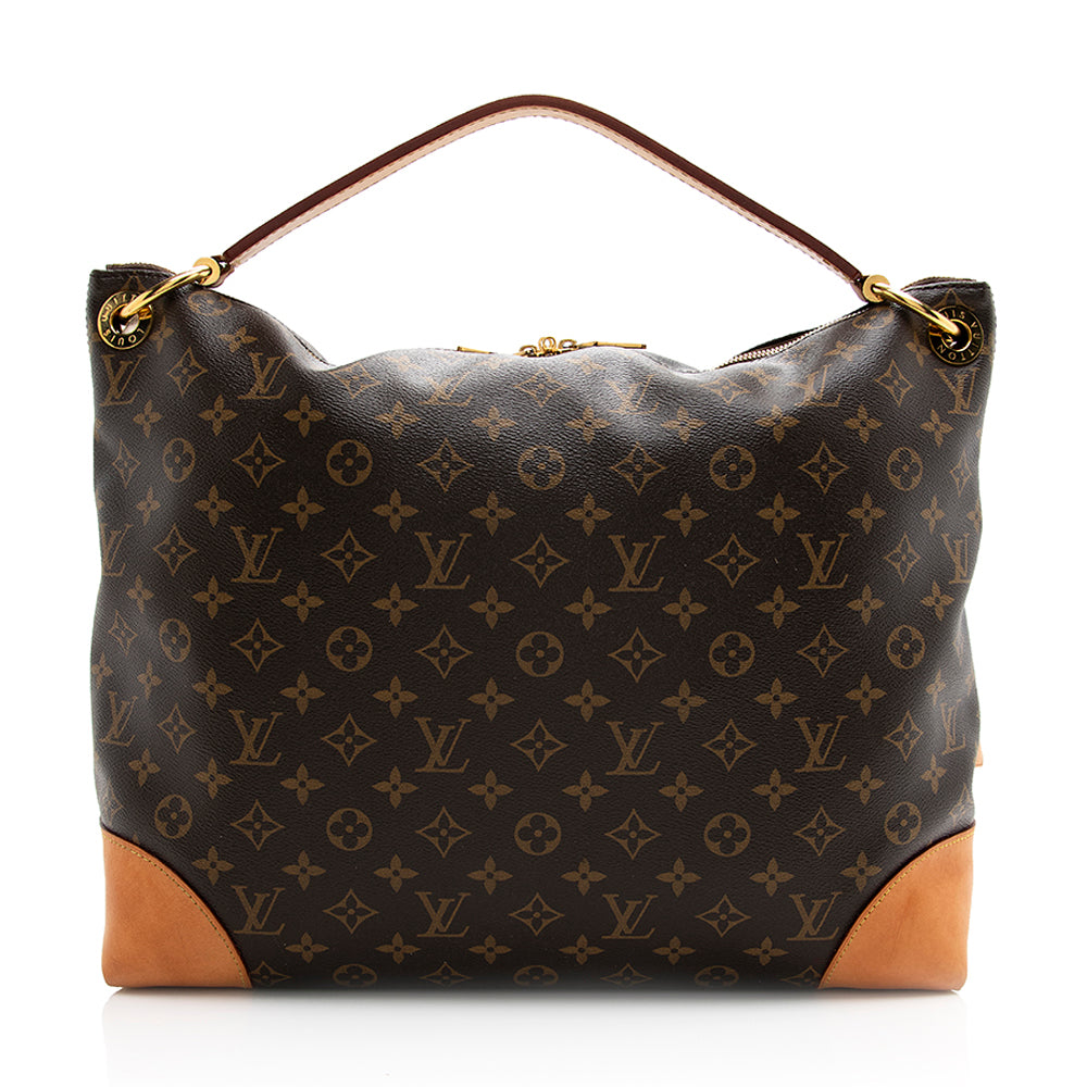 Louis Vuitton Monogram Canvas Berri MM Shoulder Bag (SHF-20906)