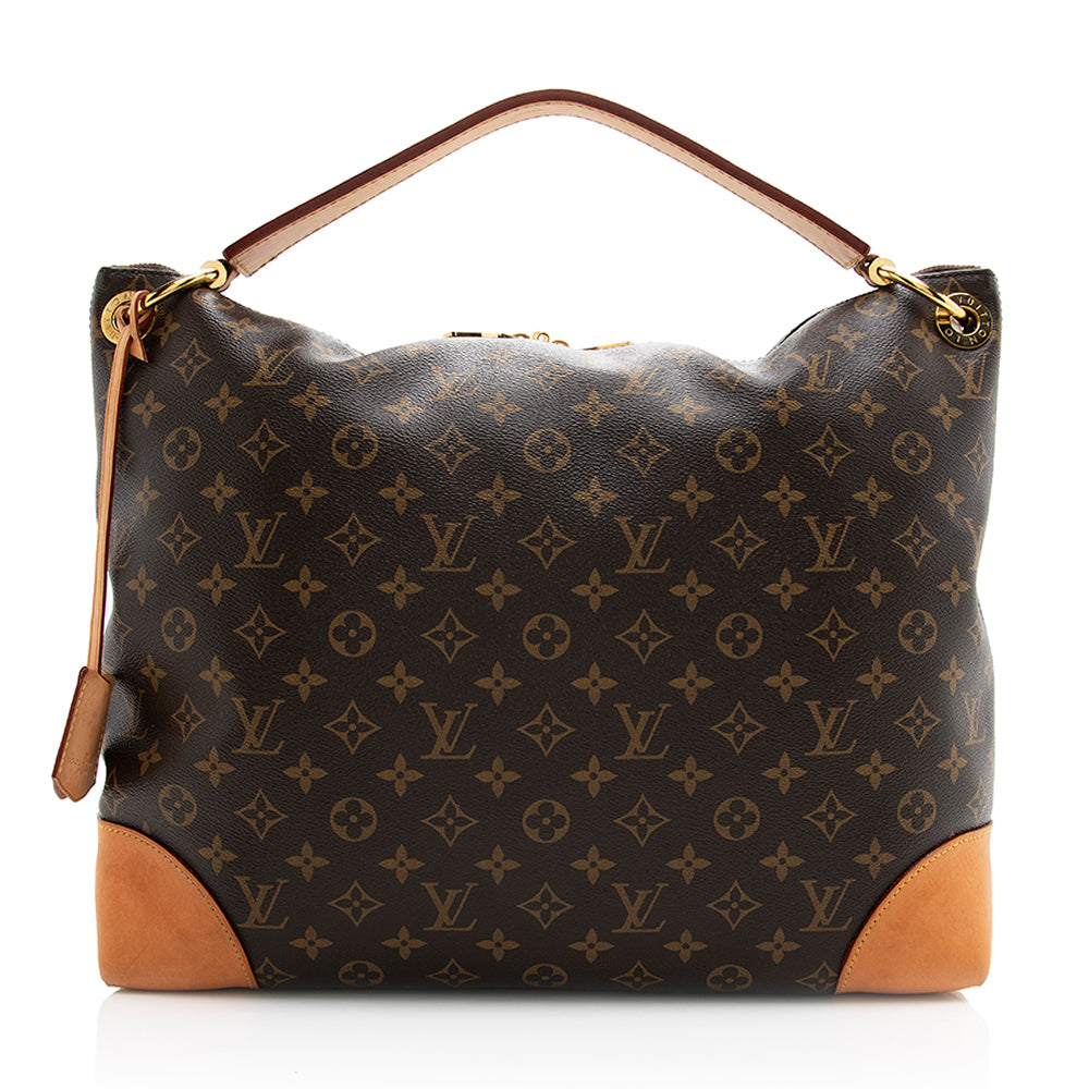 Louis Vuitton Monogram Canvas Berri MM Shoulder Bag (SHF-20906)