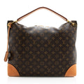 Louis Vuitton Monogram Canvas Berri MM Shoulder Bag (SHF-20906)