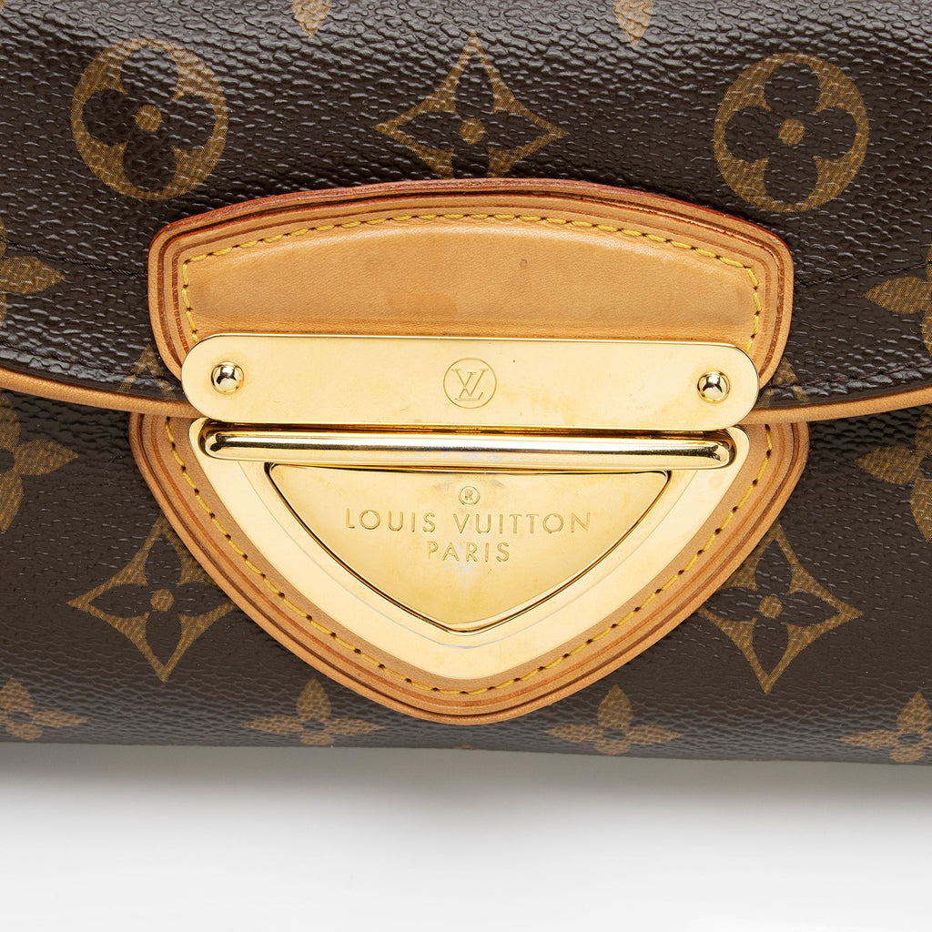 Louis Vuitton Monogram Canvas Beverly Clutch (SHF-QdlATW)