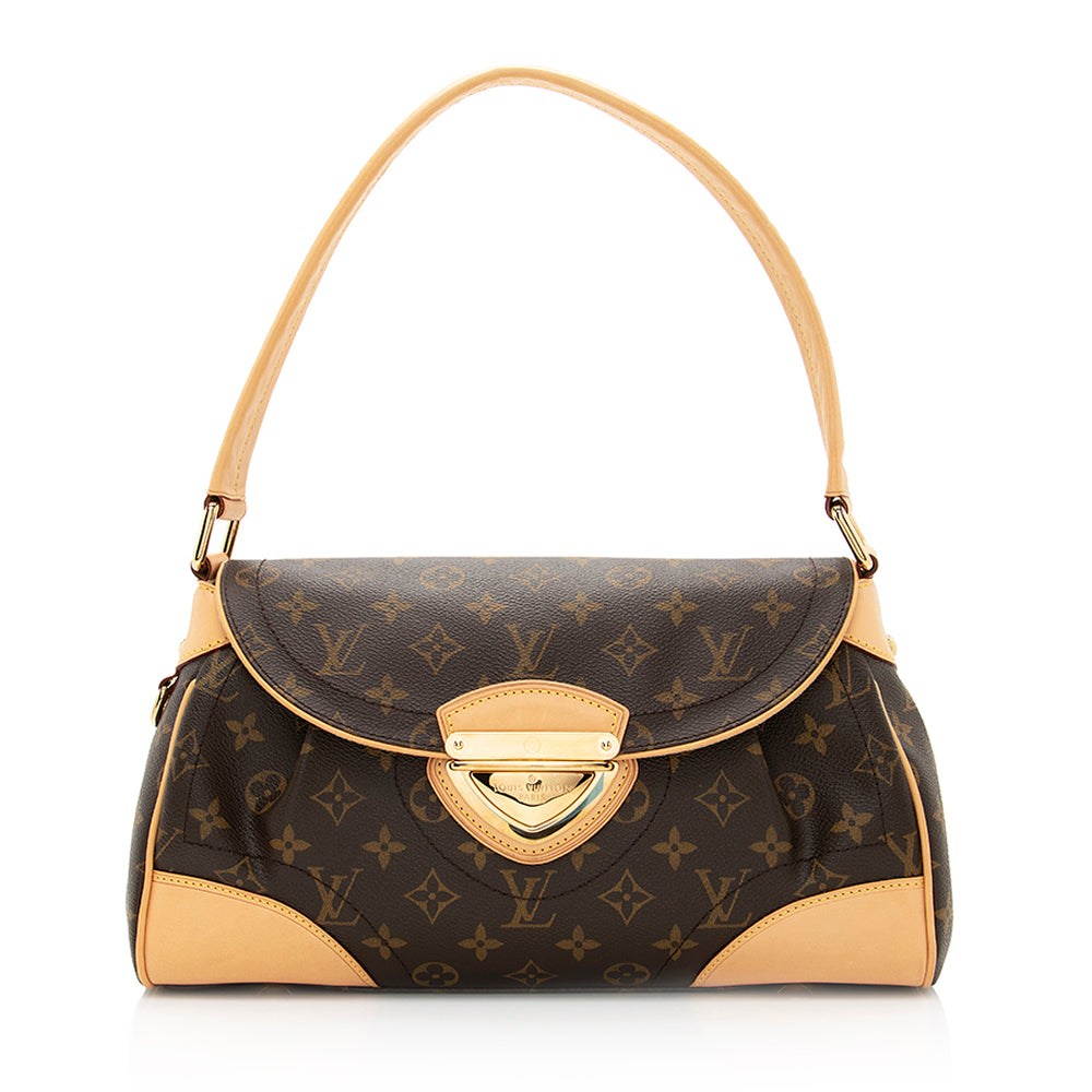 Louis Vuitton Monogram Canvas Beverly MM Shoulder Bag (SHF-19968)