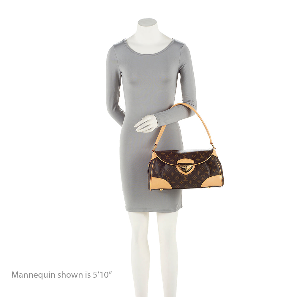 Louis Vuitton Monogram Canvas Beverly MM Shoulder Bag (SHF-19968)