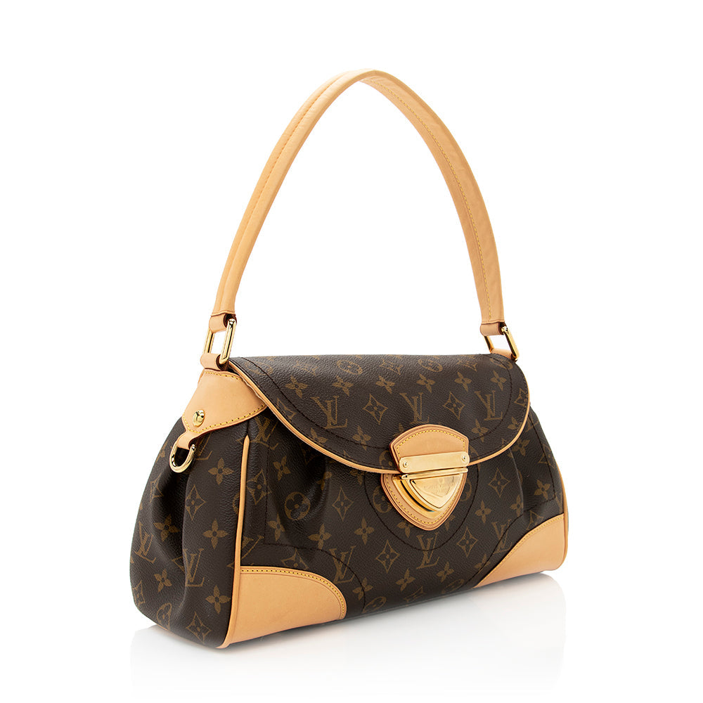 Louis Vuitton Monogram Canvas Beverly MM Shoulder Bag (SHF-19968)