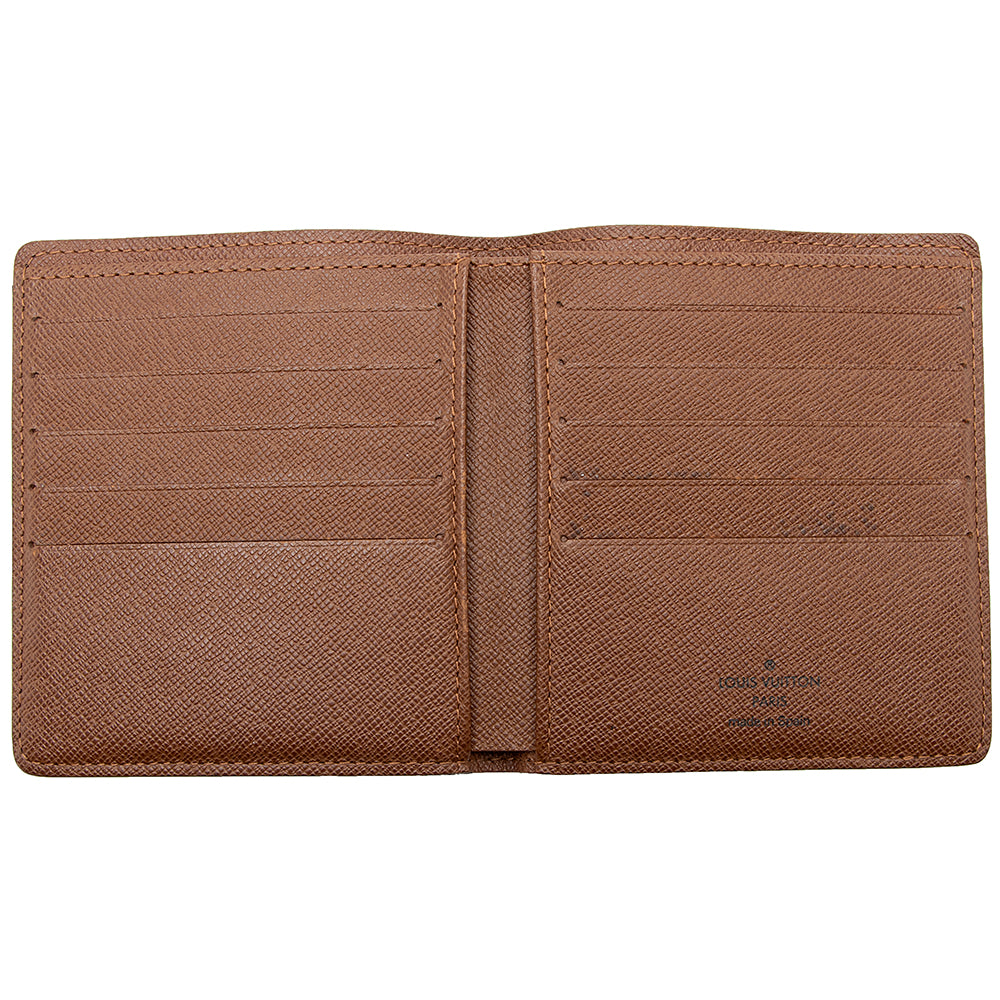Louis Vuitton Monogram Canvas Bifold Wallet (SHF-21636)