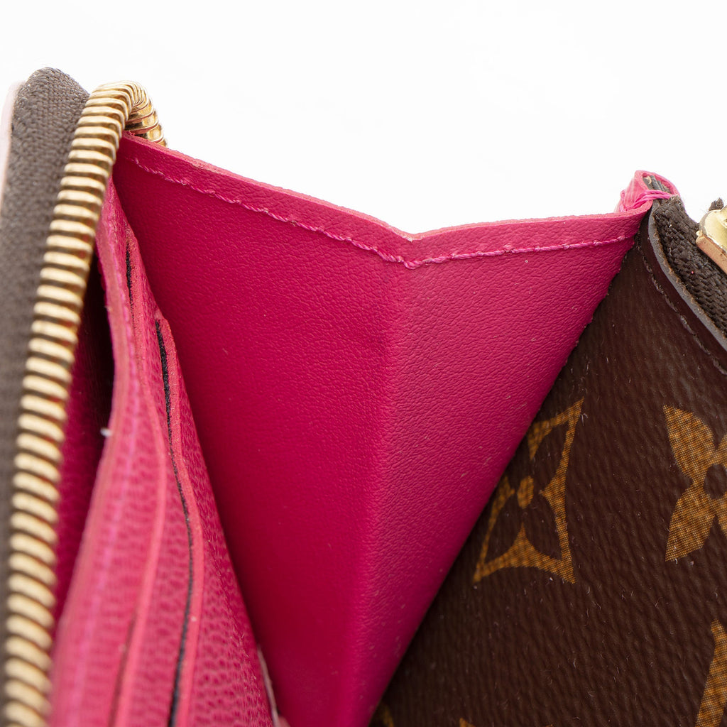 Louis Vuitton Monogram Canvas Blooming Flowers Clemence Wallet (SHF-mUgLHv)