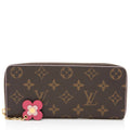 Louis Vuitton Monogram Canvas Blooming Flowers Clemence Wallet (SHF-mUgLHv)