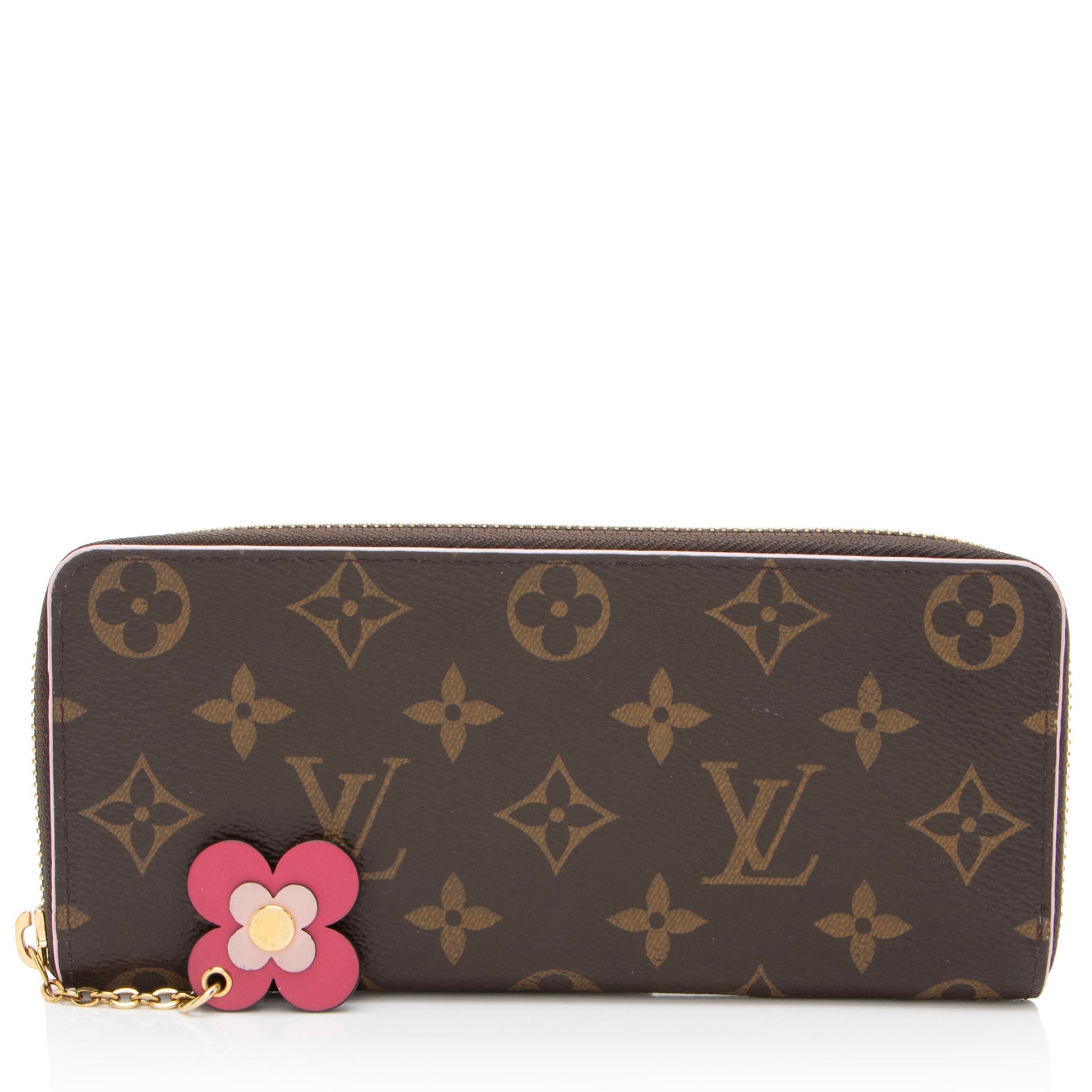 Louis Vuitton Monogram Canvas Blooming Flowers Clemence Wallet (SHF-mUgLHv)