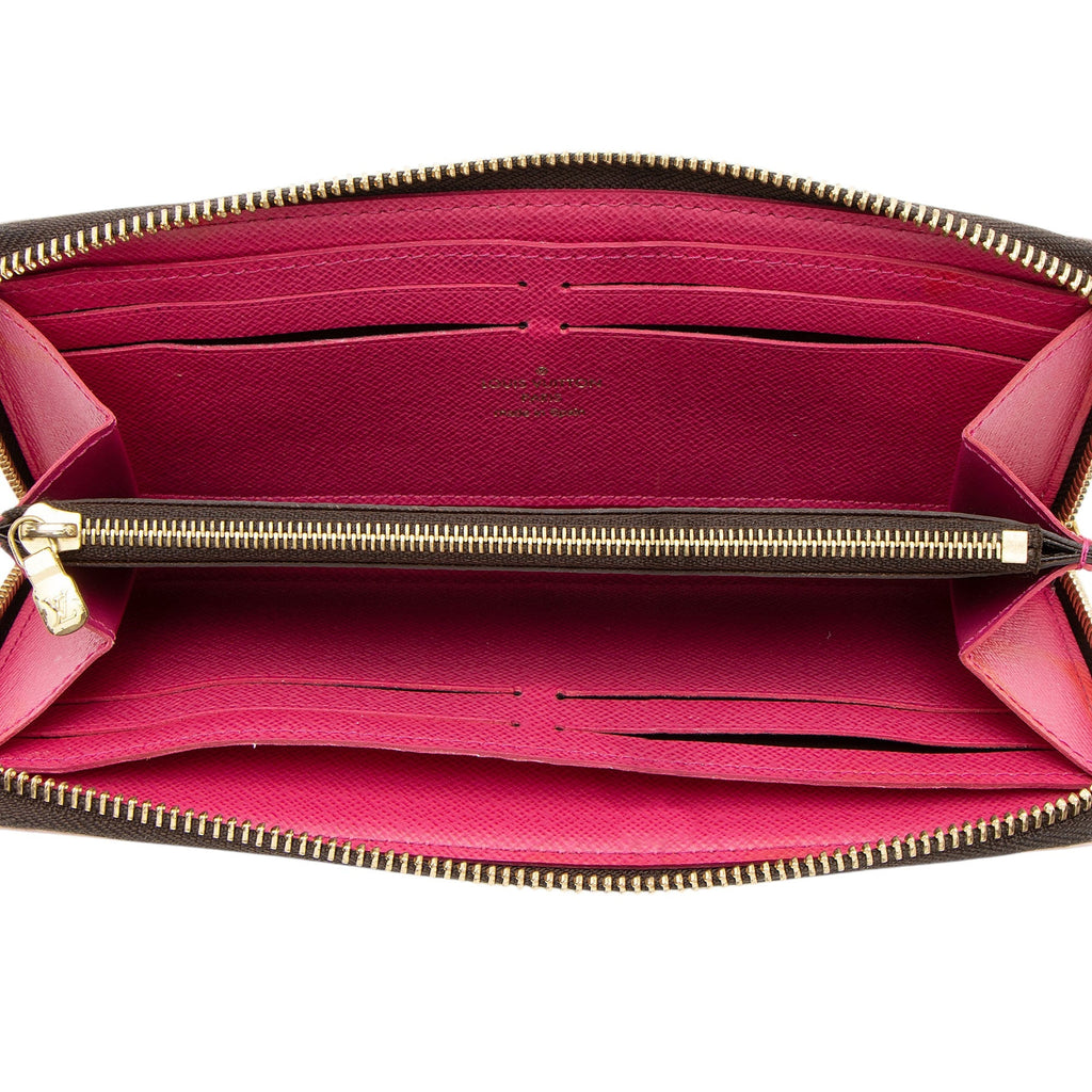 Louis Vuitton Monogram Canvas Blooming Flowers Clemence Wallet (SHF-mUgLHv)