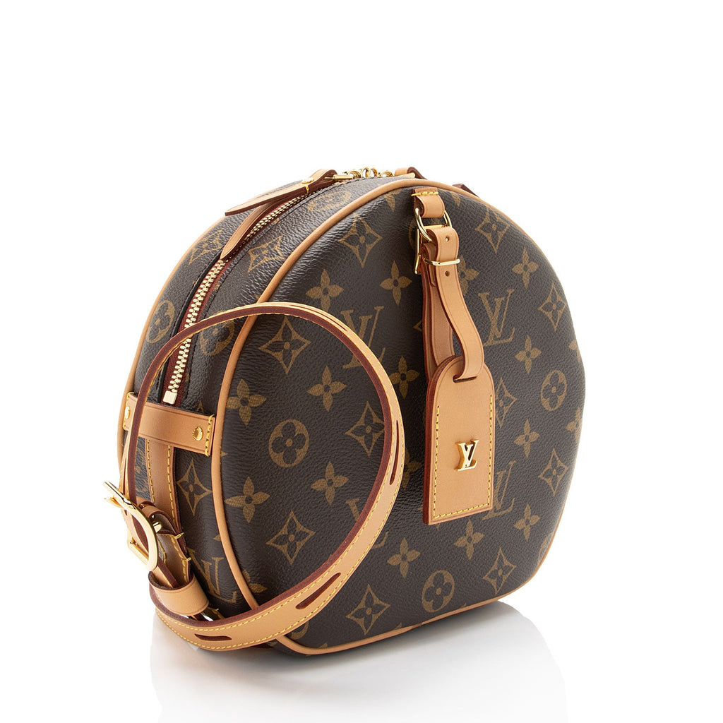 Louis Vuitton Monogram Canvas Boite Chapeau Souple MM Shoulder Bag (SHF-sqLMuj)