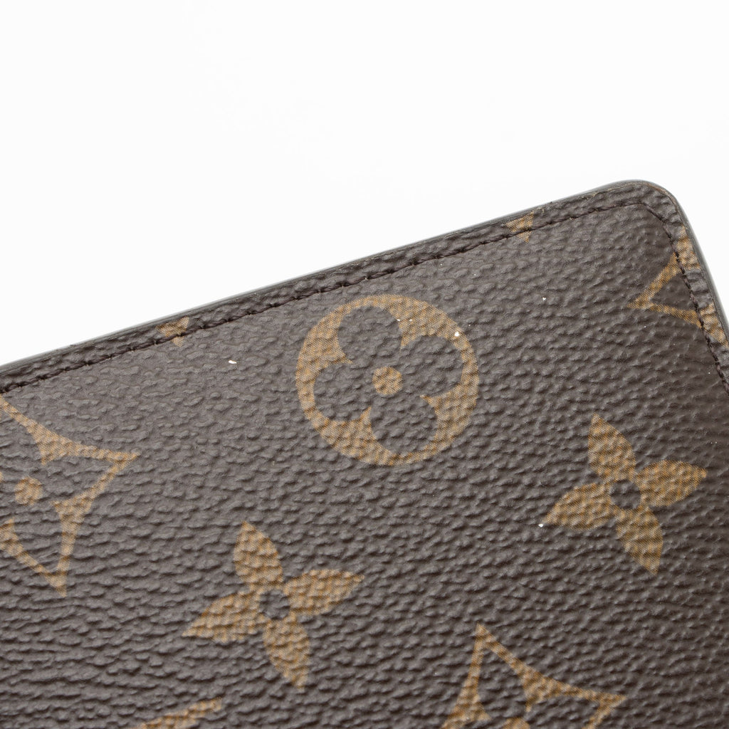 Louis Vuitton Monogram Canvas Brazza Wallet (SHF-HDQGzQ)