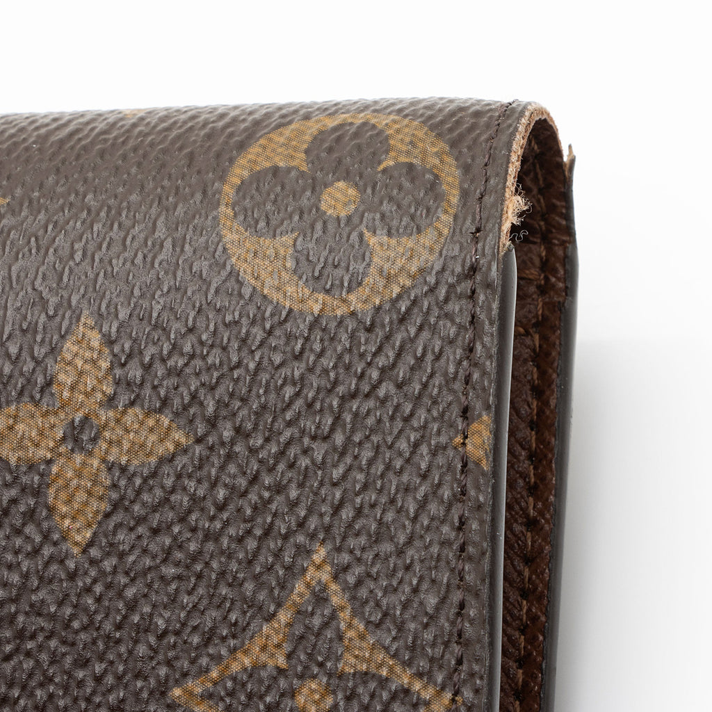 Louis Vuitton Monogram Canvas Brazza Wallet (SHF-HDQGzQ)