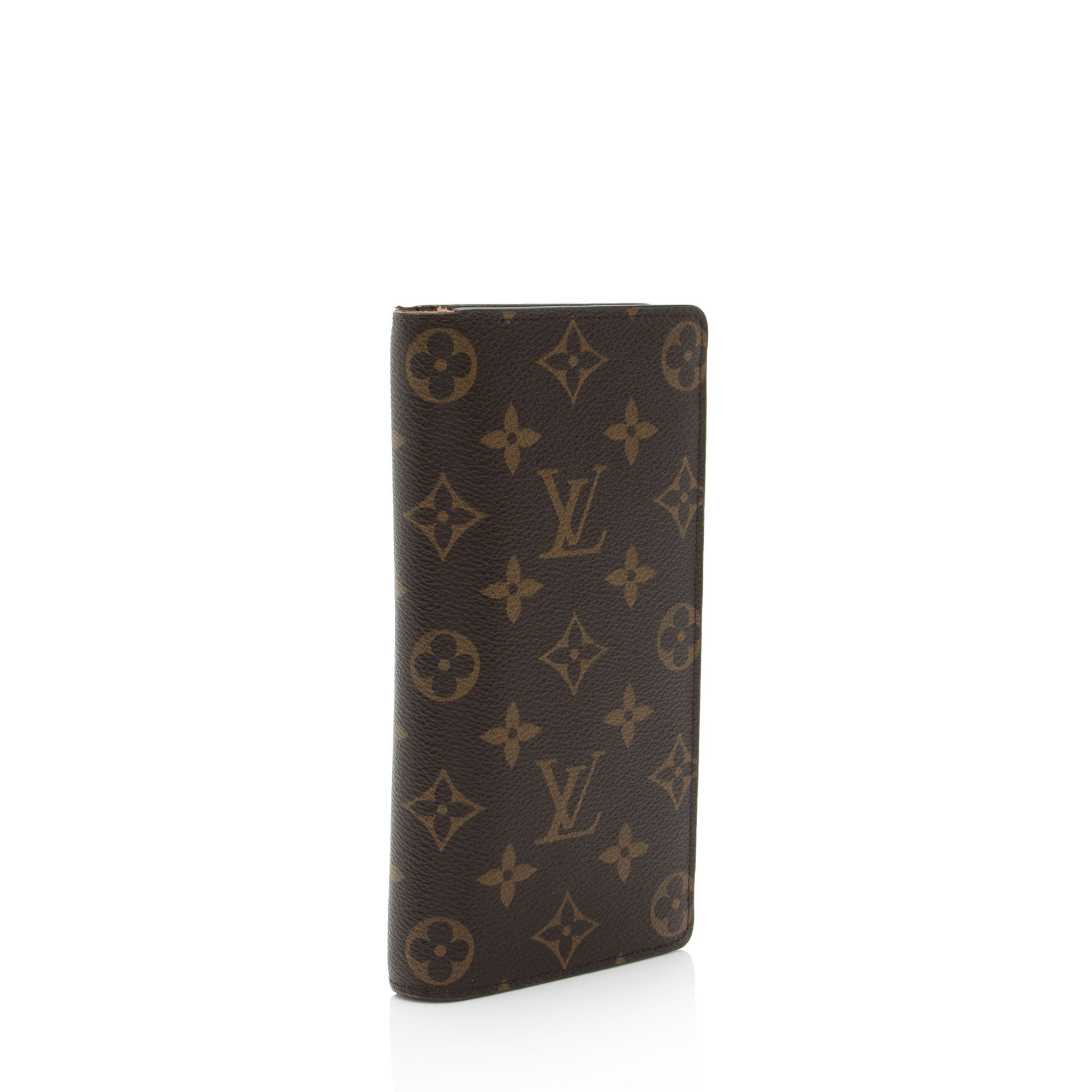 Louis Vuitton Monogram Canvas Brazza Wallet (SHF-HDQGzQ)