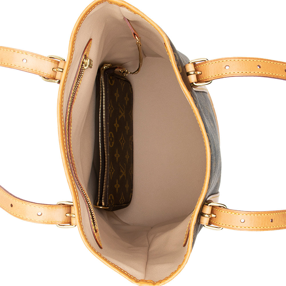 Louis Vuitton Monogram Canvas Bucket GM Tote (SHF-20491)
