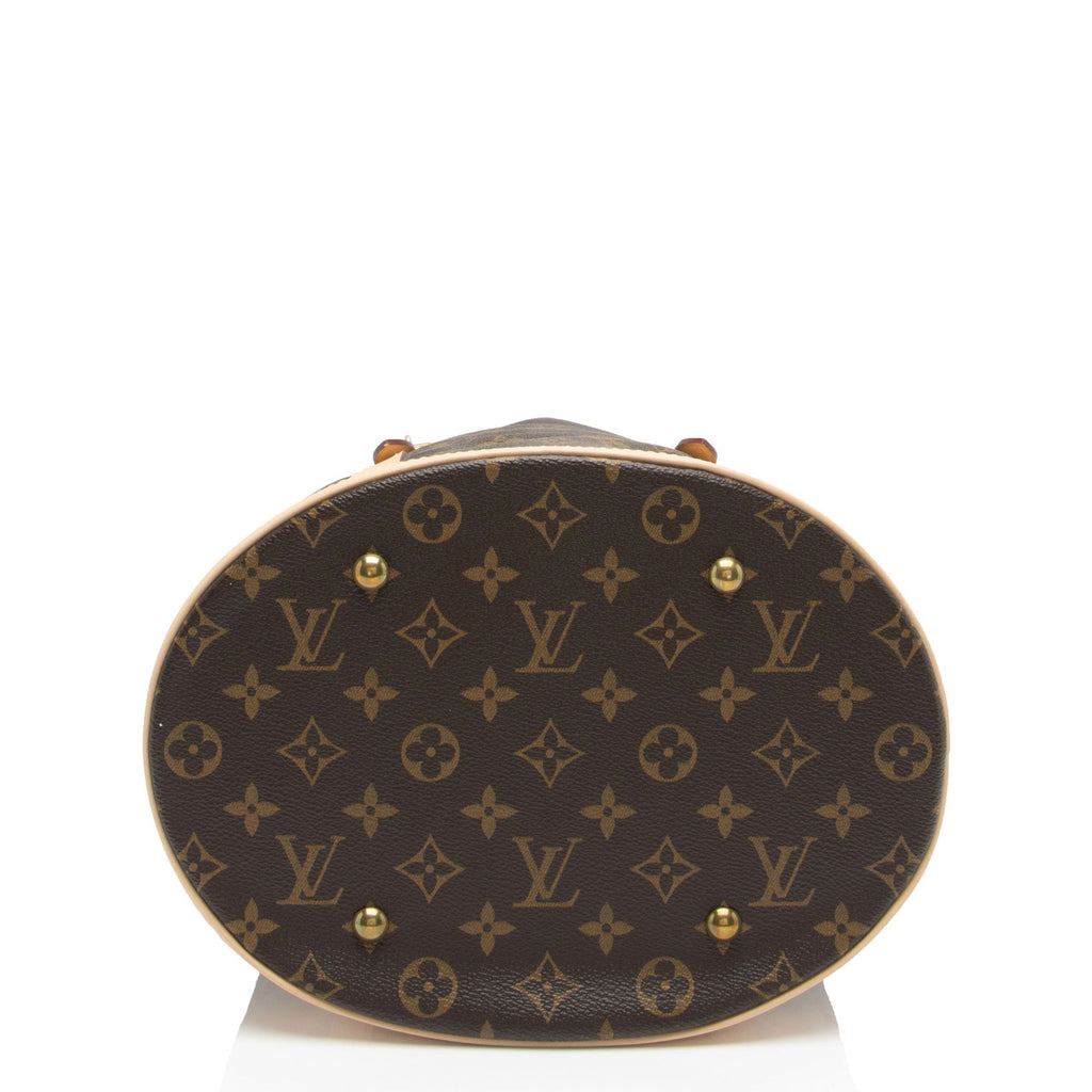 Louis Vuitton Monogram Canvas Bucket GM Tote (SHF-2wyVk0)