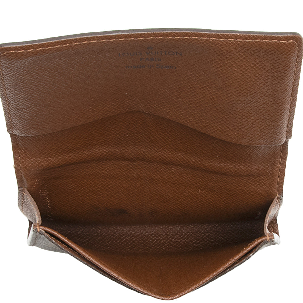 Louis Vuitton Monogram Canvas Business Card Holder (SHF-19475)