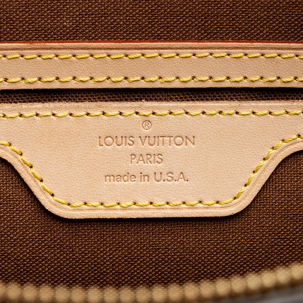 Louis Vuitton Monogram Canvas Cabas Mezzo Tote (SHF-19343)