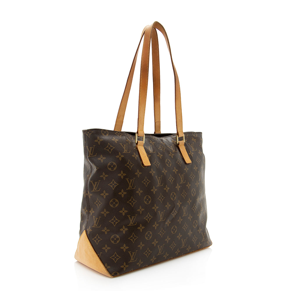 Louis Vuitton Monogram Canvas Cabas Mezzo Tote (SHF-19431)