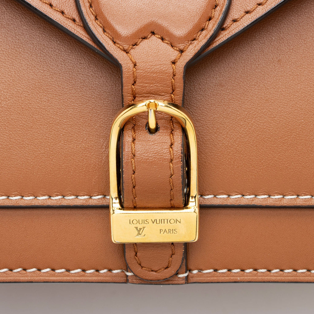 Louis Vuitton Monogram Canvas Calfskin Biface Shoulder Bag