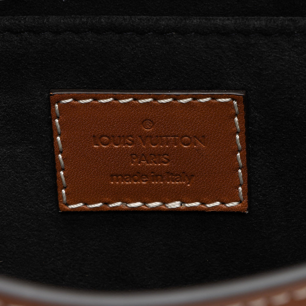 Louis Vuitton Monogram Canvas Calfskin Biface Shoulder Bag