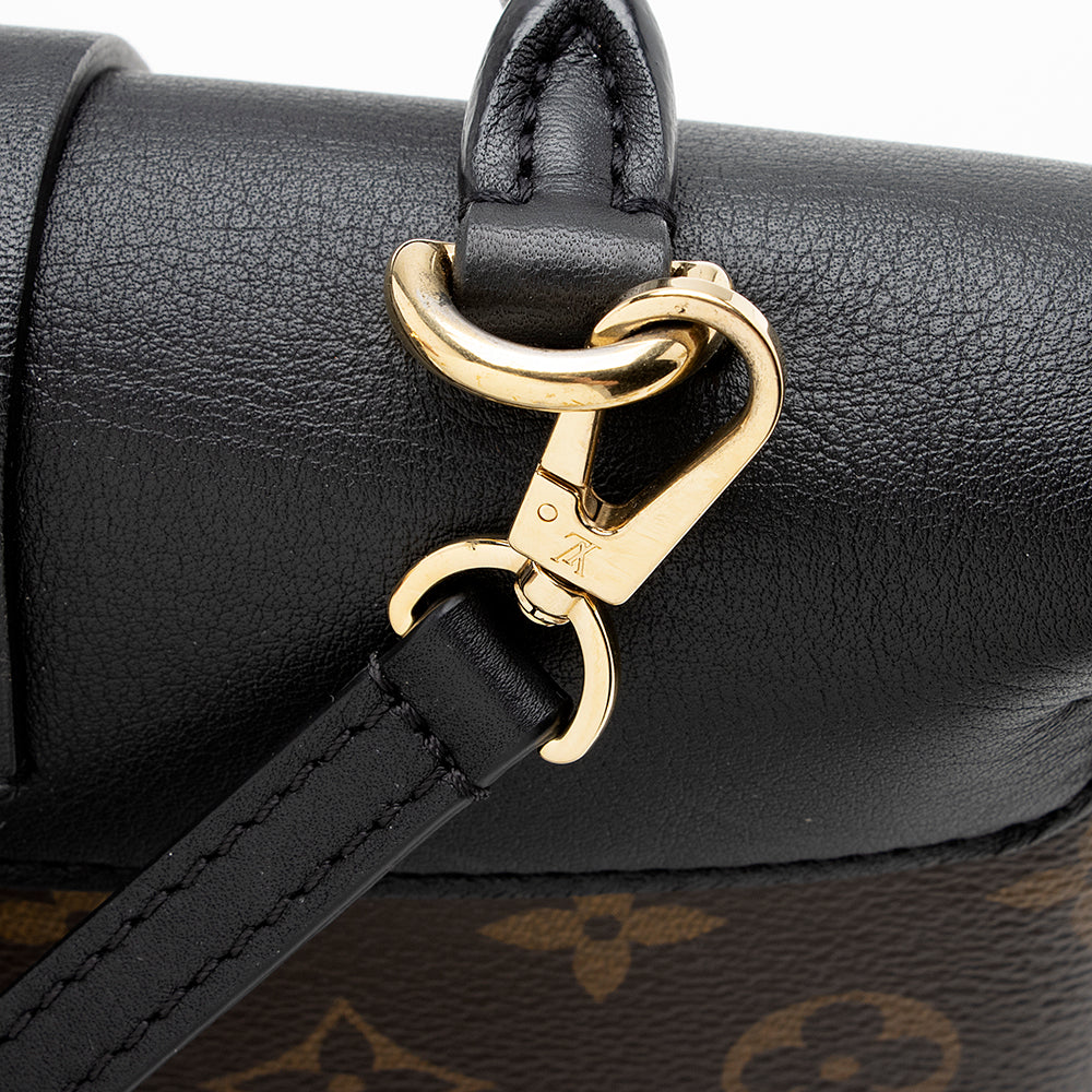 Louis Vuitton Monogram Canvas Calfskin Locky BB Satchel (SHF-BM8gZ0)