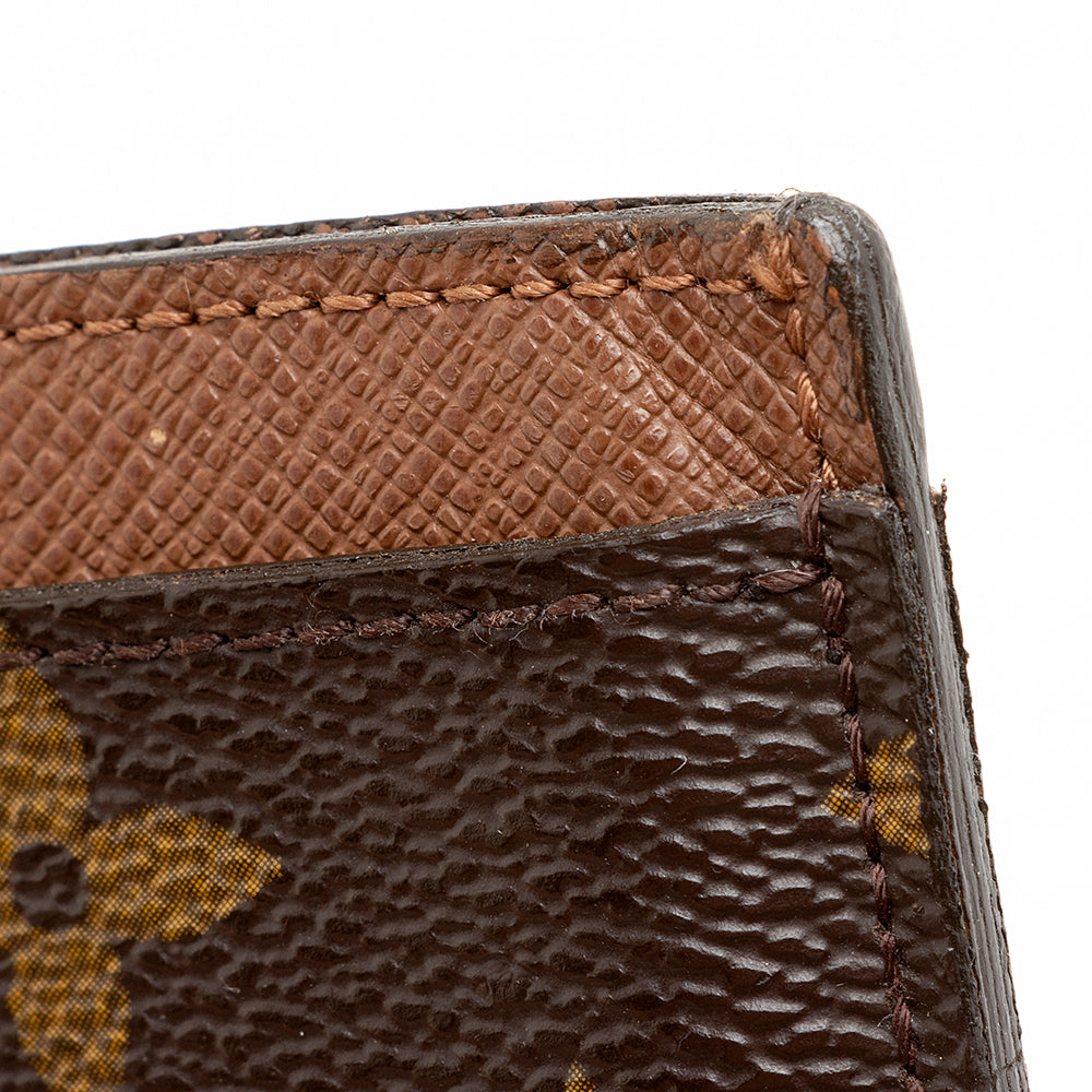 Louis Vuitton Monogram Canvas Card Holder (SHF-21330)