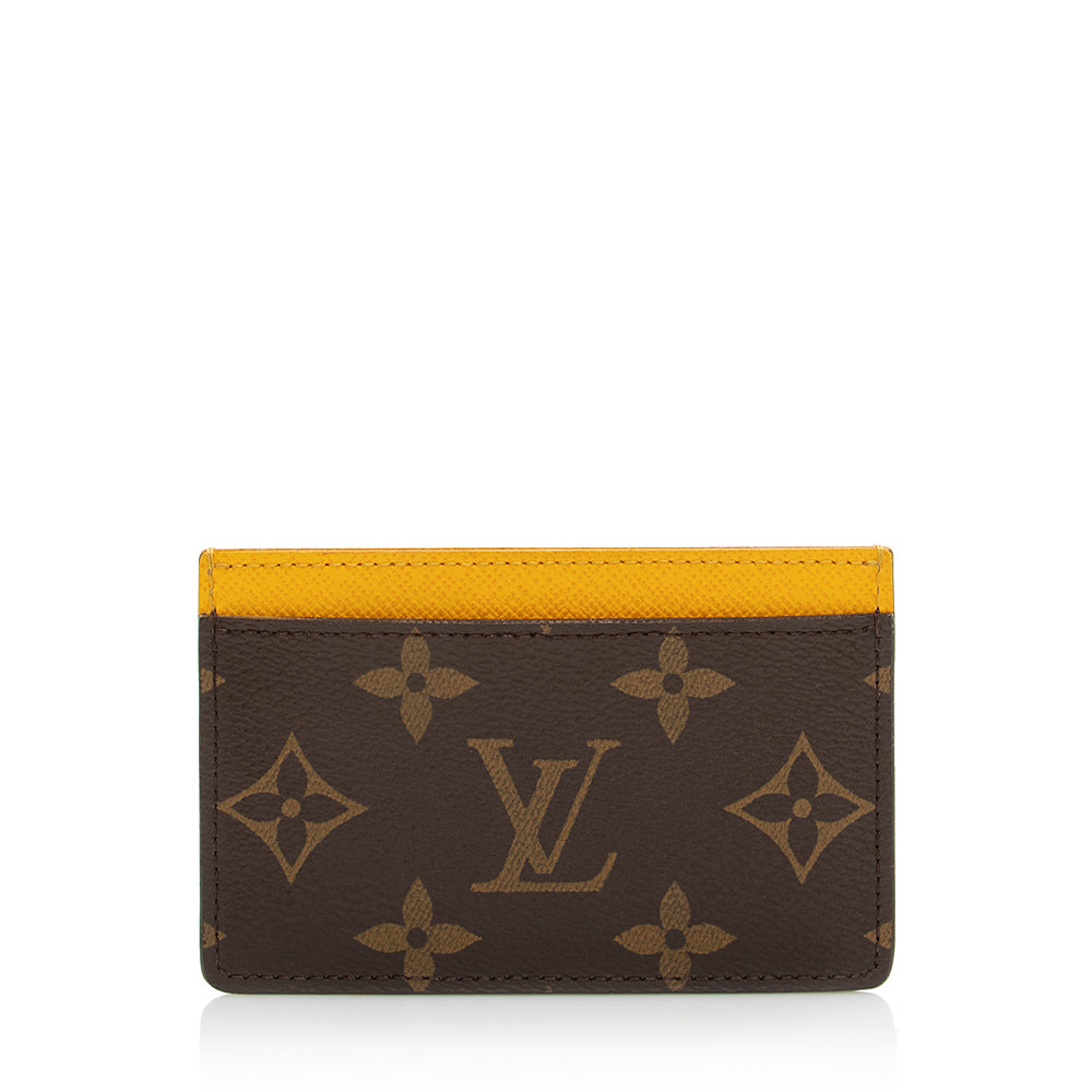 Louis Vuitton Monogram Canvas Card Holder (SHF-21513)