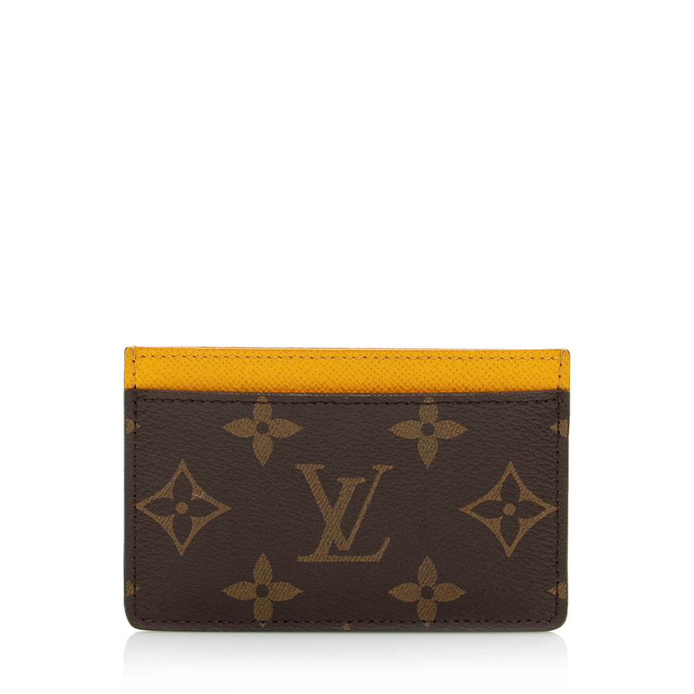 Louis Vuitton Monogram Canvas Card Holder (SHF-21513)