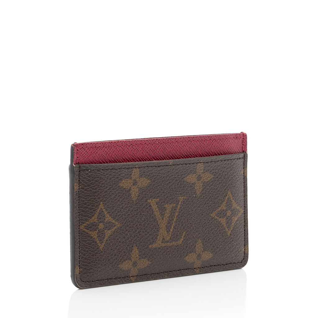 Louis Vuitton Monogram Canvas Card Holder (SHF-L3A37d)